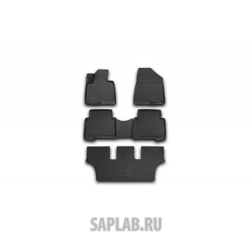 Купить AUTOFAMILY NLC3D2057210 Коврики 3D в салон HYUNDAI Grand Santa Fe, 2013-> 5 шт. (полиуретан)