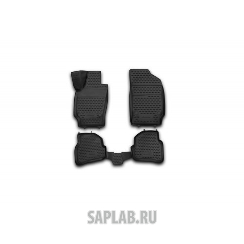 Купить AUTOFAMILY NLC3D5128210KH Коврики 3D в салон VW Polo V 12/2009->, хб., 4 шт. (полиуретан)
