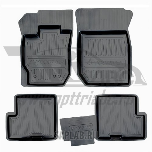 Купить AVTODRIVER ADRJET024 Коврики салона резиновые с бортиком для Renault Logan (2004-2014)