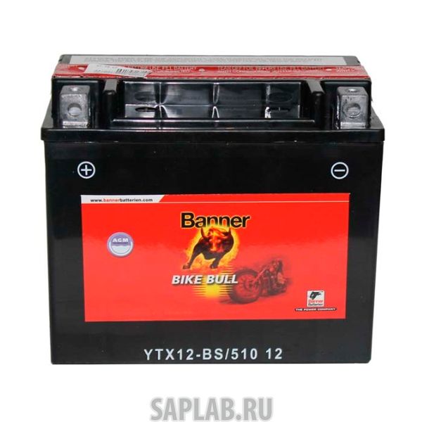 Купить BANNER 6СТ10YTX12BS510012009 Аккумулятор BANNER Bike Bull AGM 10А/ч