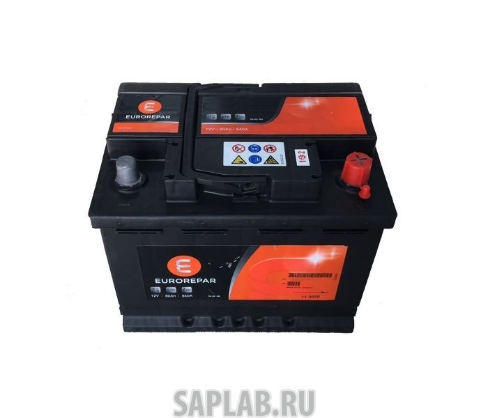 Купить EUROREPAR 1609232880 Аккумулятор автомобильный EUROREPAR LB2 60/540