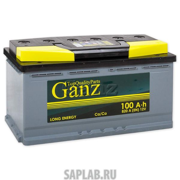 Купить GANZ GA1000 Аккумулятор Ganz 100 А/Ч Обр 353x175x190 En820 Ga1000 Ganz Ga1000 GANZ арт. GA1000