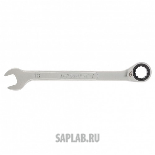 Купить GROSS 14851 Ключ комбинированный трещоточный, 13 мм, количество зубьев 100 Gross
