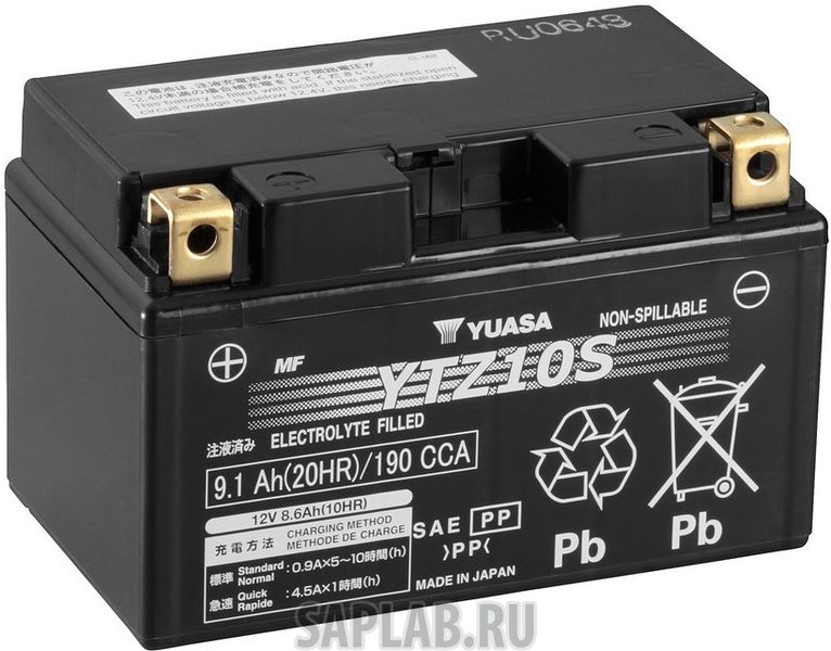Купить GS_YUASA YTZ10SGS Аккумулятор GS Yuasa YTZ10S GS 12В 8,6Ач 190CCA 150x87x93 мм Прямая (+-)