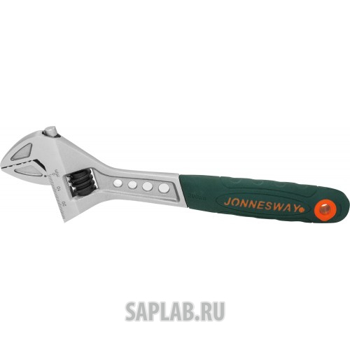 Купить JONNESWAY W27AT8 Ключ разводной эргономичный (пластиковая ручка) 0-24 мм, L-200 мм, W27AT8 JONNESWAY