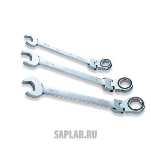 Купить JONNESWAY W66117 Ключ комбинированный трещоточный карданный, 17 мм, W66117 JONNESWAY