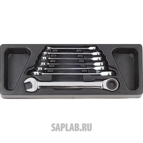 Купить LICOTA ACK384018 Набор ключей комбинированных трещоточных 7пр. 8-19 мм, в ложементе