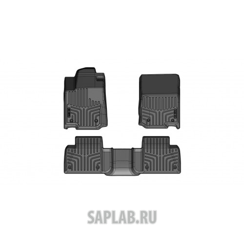 Купить SRTK 3DMBGL12G08004 Коврики резиновые в салон 3D LUX для Mercedes-Benz GL (2012-2015)