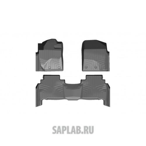 Купить SRTK 3DTYLC20007G08001 Коврики резиновые в салон 3D LUX для Toyota LC200 (2012-)