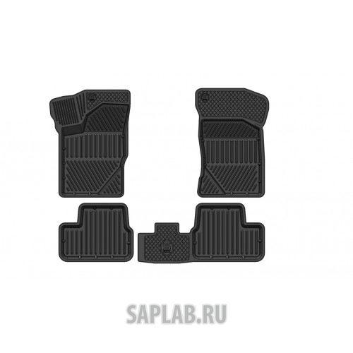 Купить SRTK LDKL01003 Коврики резиновые в салон 3D STANDART для Lada Kalina SD/HB/UN (2004-)