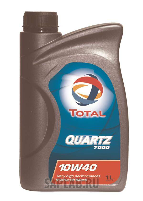 Купить TOTAL 166049 Моторное масло Total Quartz 7000 10W-40 1л