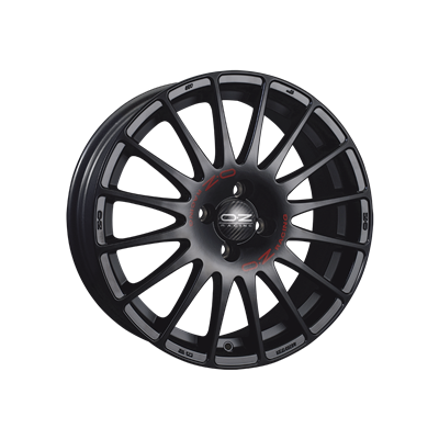Купить Oz WHS051623 Superturismo GT 17/8 ET40 Matt black + red lettering