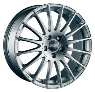 Купить Oz WHS057413 Superturismo GT 17/7,5 ET50 Race silver + black lettering